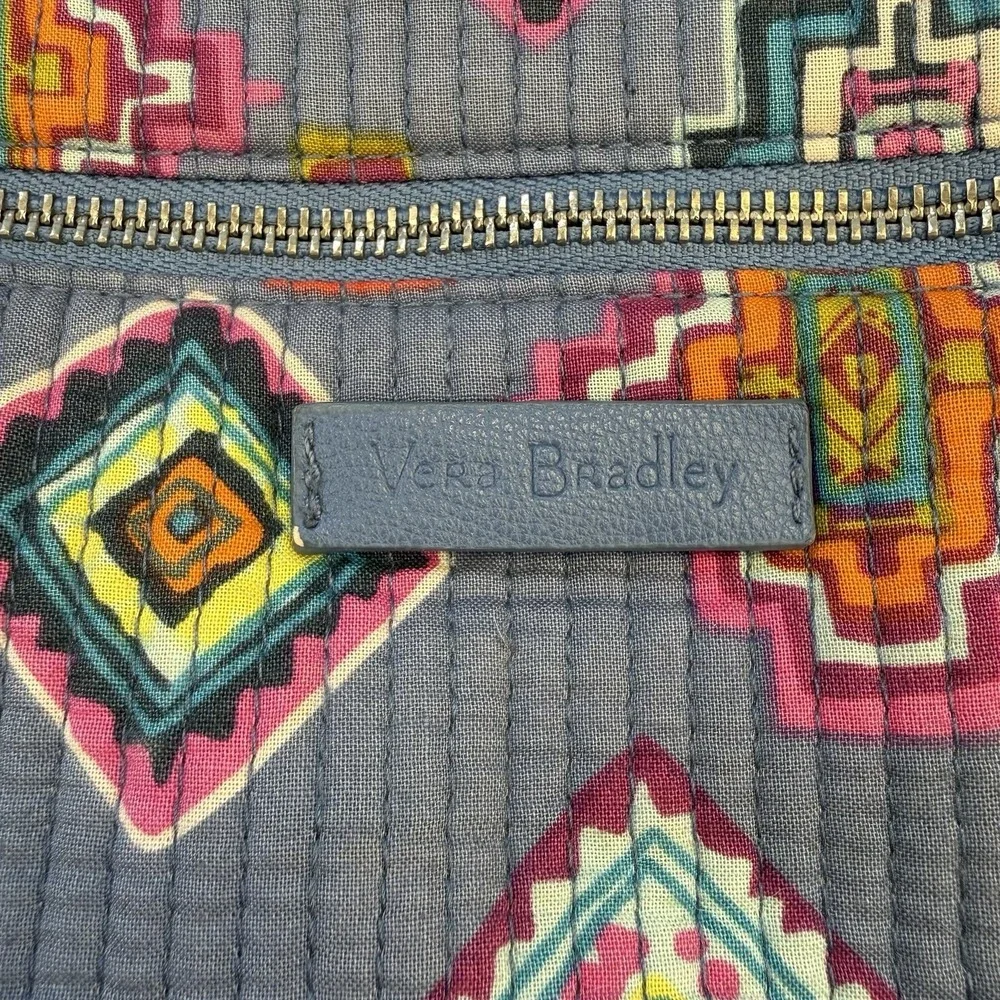 Vera Bradley Multi Color‎ Medallion Pattern Back Pack Book Bag Adjustable Straps